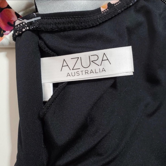 NEW Azura Australia DIVINITY Floral Ruffle Bandeau Bikini Top 10 US/ 14 UK - Picture 5 of 10